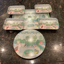 Melamine tray set designed and produced by Melplus by R2S Monza Italy picture