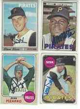1969 Topps #152 Tommie Sisk Signed Baseball Card Pittsburgh Pirates picture
