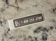 Service Sticker For Game Boy Pocket ( MGB-001 ) Replacement picture