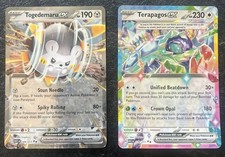 Pokémon Ascended Heroes EX Lot (2) Cards Double Rare Near Min picture