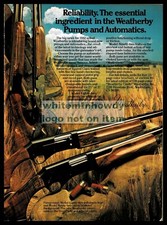 1982 WEATHERBY Model 82 and 92 Eighty-two Automatic & Ninety-two Pump Shotgun AD picture