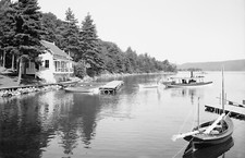 1900-10 Boat House, Lake George, New York Vintage Photograph 11