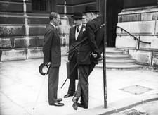 Anthony Eden 1897 1977 Viscount Halifax 1881 1959 Sir Bolton Eyres- Old Photo picture