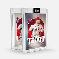 Topps Project100 Card 9 - Mike Trout by Andre Power - Deluxe Edition #/100 picture