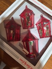 Vintage Plastic Unbreakable Christmas Irnaments picture
