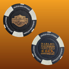 Harley-Davidson 110th Anniversary Poker Chip Official HD picture