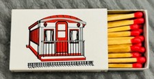 Vintage orig.Nantucket CLUB CAR Restaurant MATCHBOX-UNUSED/ GEM MINT picture