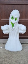 1980s Vintage General Foam Plastics 36” Halloween Green Eye Ghost Blow Mold picture