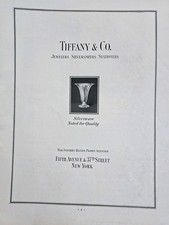 1931 Tiffany & Co Silverware quality urn vase vintage original Ad picture