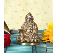 Brass Kuber Maharaj Idol, Handcrafted Brass Dhan Kuber Murti picture