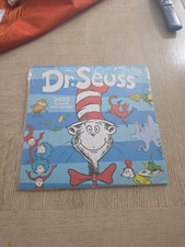Dr. Seuss Wall Calendar 2022 16 Month  New Sealed Cat in the Hat Beautiful Arts picture