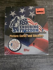 1 Sealed Box Of 2001 Topps Enduring Freedom Picture Cards 24 Unopened Packs picture