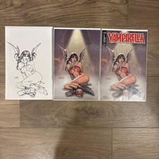Dynamite Vampirella (2026) #6 (#693) TWO COVER C Linsner, I 1:15 Virgin & N 1:10 picture