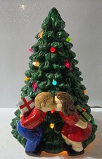 Vintage Handmade Plaster Christmas Tree 14