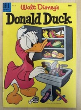 NM Walt Disney's Donald Duck #40 - Dell 10¢ Golden Age 1955, High-Grade White Pg picture