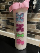 Handmade PINK-Inspired Glitter Candle – Never Used picture