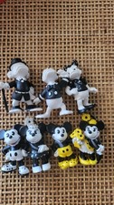 Bullyland VTG Disney PVC Figures Lot Black & White Minnie Mickey Donald Daisy picture