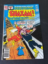 Shazam #28 DC 1977 Black Adam Comic Book Cover Writing picture