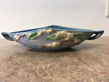 Antique Roseville Snowberry blue console bowl 1BL1-10, EXCELLENT, made in 1946 picture