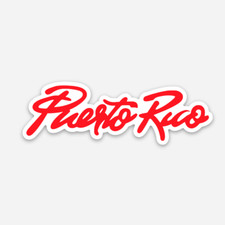 Puerto Rico Basketball Sticker 3” X 0.99” picture
