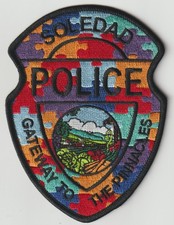 Soledad, California Police - Autism Awareness Patch picture