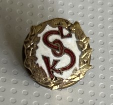 ✨VINTAGE✨ SKOL SERVICE PIN - Collectors VTG SKOL Member Lapel Pin picture