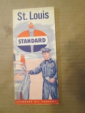 Standard Oil Street Map of St. Louis 1956 picture