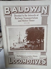 Baldwin Locomotives July 1924 Quarterly Publication Original Hard To Find picture