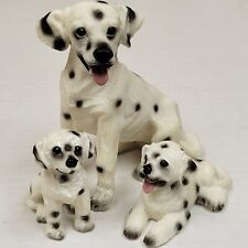 Young's Collectables, Dog Figurine, 3pc. Dalmation Dog Family, New (25822) picture
