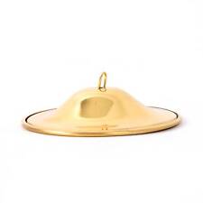 Aladdin Hanging Smoke Bell Heat Shield for Hanging Lamp Frame Brass 3.25 inch picture