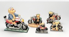 Hogs on Hogs Figurines – Lot of 5 Vintage Pig Collectibles picture