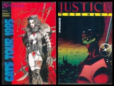 1995 Phil ENTITY KOMIKS JUSTICE COVENANT #2A SIGNED Comics picture