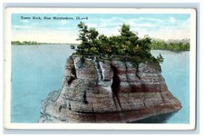 1949 View Of Tower Rock Near Murphysboro Illinois IL Posted Vintage Postcard picture