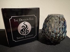 New With Box Olsen Glass Design Smoke Carnival Glass Fairy Lamp picture