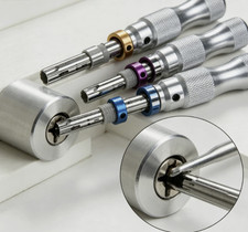 new 3pcs 7Pin Tubular Lock Cylinder Tool Set Maintenance Adapter Locksmith Tools picture
