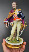 Vintage Poniatowski Porcelain figurine statue Rudolf KAmmer Volkstedt marked picture