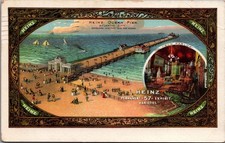 1910 Heinz Ocean Pier Atlantic City NJ Postcard - 57 Varieties Exhibit picture
