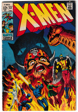 X-Men #51 1968 Marvel Erik the Red Steranko Cover Silver Age (VG) picture