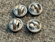 4 WWII STERLING SILVER Clutch Backs for WINGS CIB RANK etc ~Early Patent Pending picture