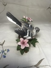 Lenox NORTHERN MOCKINGBIRD Porcelain Garden Bird Figurine - 1992 picture