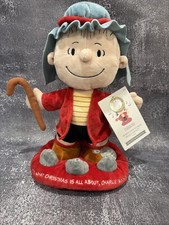 RARE Hallmark LINUS Peanuts LIGHT SOUND MOTION What Christmas Is All About 2024* picture