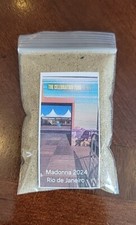MADONNA concert The Celebration Tour ,Rio De Janeiro , Sand picture