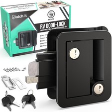Black RV Door Lock Replacement | Fits 2.75