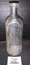 Apothecary Pharmacy Bottle Dr. Peter Fahrney & Sons Chicago IL Vintage picture