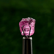3.6 Ct Natural Pink Spinel Rough Crystal Facet Grade Raw Gem Deep Pink Spinel picture