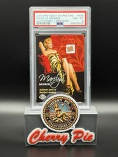 RARE GRADED 2008 Breygent Marketing #ME2 Marilyn Monroe Authentic Stocking PSA 8 picture
