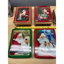 Vintage Oreo Christmas Cookie Tin Collection – Set of 5 (1990s) picture