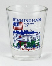 BIRMINGHAM ALABAMA GREAT AMERICAN CITIES COLLECTION SHOT GLASS SHOTGLASS picture