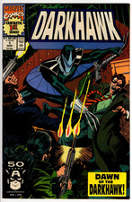 DARKHAWK #1 (1991): KEY- 1st app Darkhawk: VF- picture