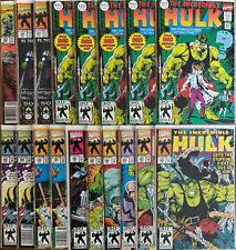 INCREDIBLE HULK, MARVEL, Lot#368,383,393-399,401,402 (1990-93)(Qty. 18 Total) VG picture